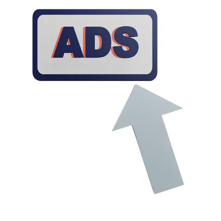 Click On Ads  3D Icon