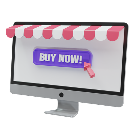 Click On Buy  3D Icon