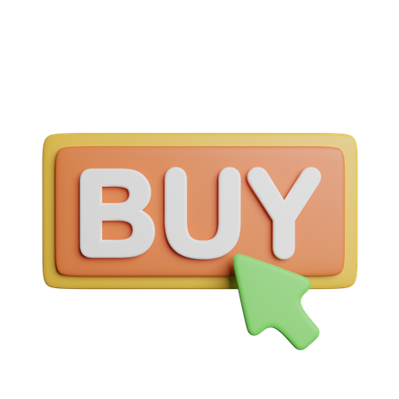 Click On Buy Button  3D Icon