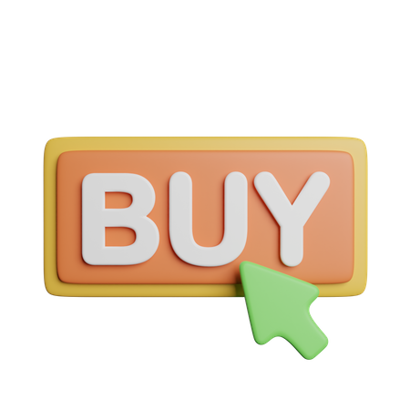 Click On Buy Button  3D Icon