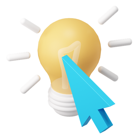 Click On Creativity  3D Icon