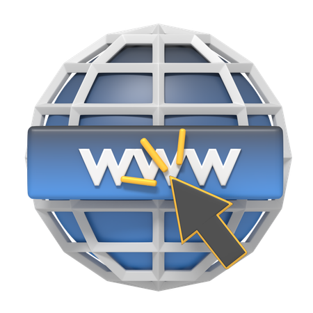 Click On Domain  3D Icon