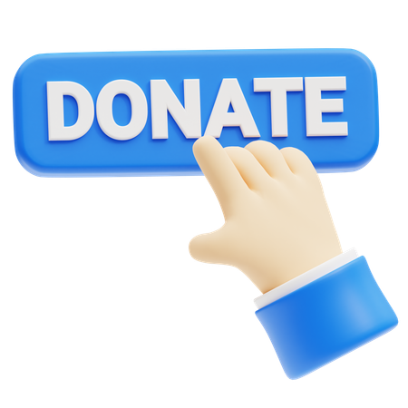 Click On Donate  3D Icon