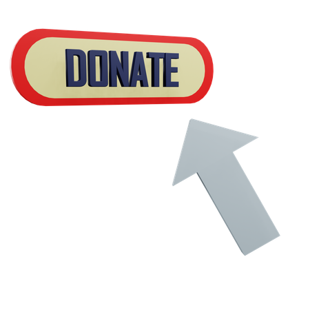 Click On Donate  3D Icon