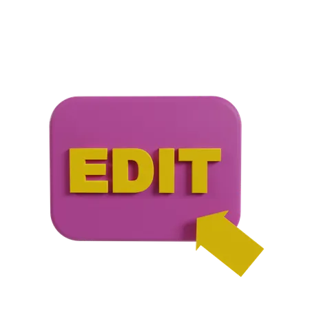 Click On Edit  3D Icon