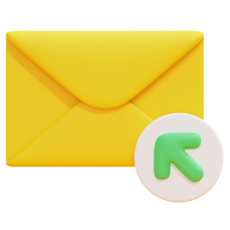 Click On Email  3D Icon