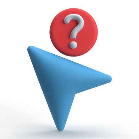 Click On Help  3D Icon