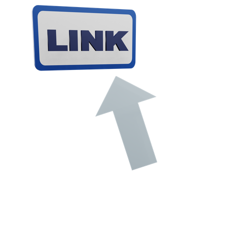 Click On Link  3D Icon