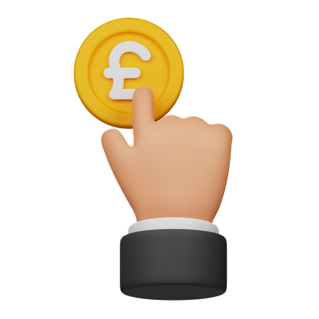 Click On Pound  3D Icon