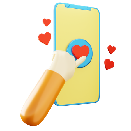 Click On Rating Button  3D Icon