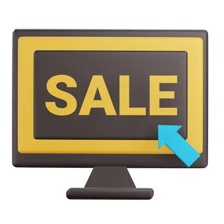 Click On Sale  3D Icon