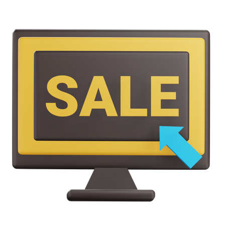 Click On Sale  3D Icon
