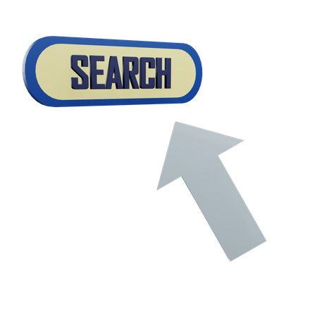 Click On Search  3D Icon