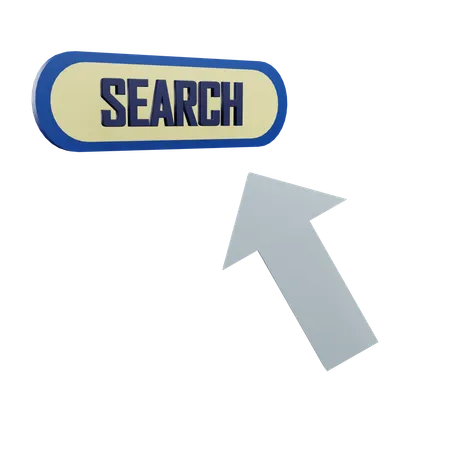 Click On Search  3D Icon