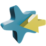 3d star click logo