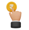 Click Rupee Coin