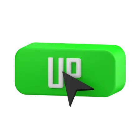 Click Up  3D Icon