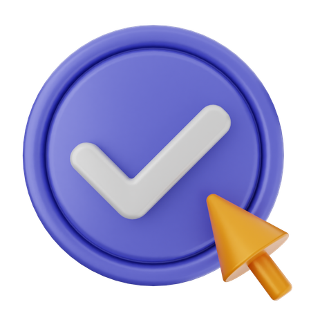 Click Verification  3D Icon