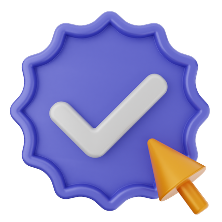 Click Verification  3D Icon