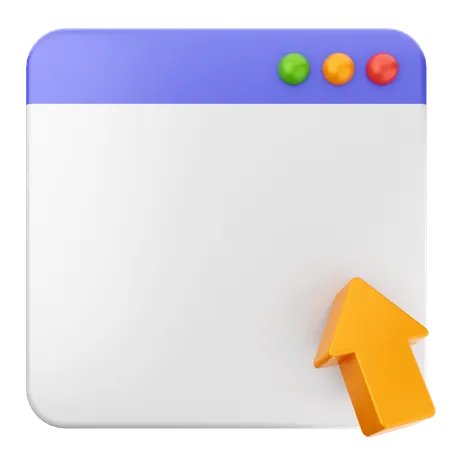 Click Website  3D Icon