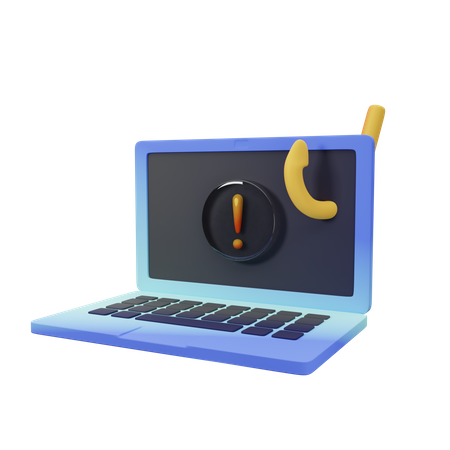 Clickbait Warning  3D Icon