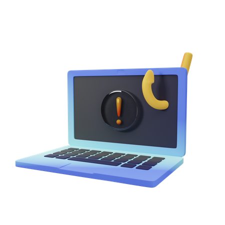 Clickbait Warning  3D Icon
