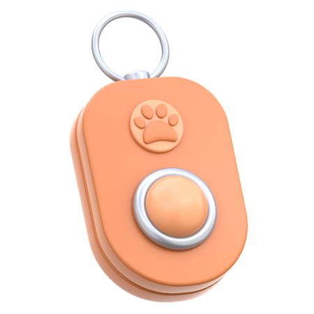 Clicker de dressage pour animaux de compagnie  3D Icon