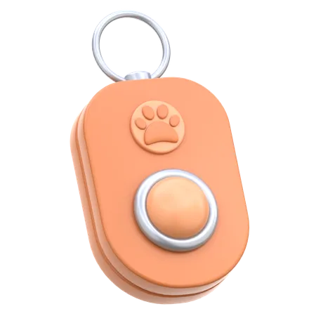 Clicker de dressage pour animaux de compagnie  3D Icon