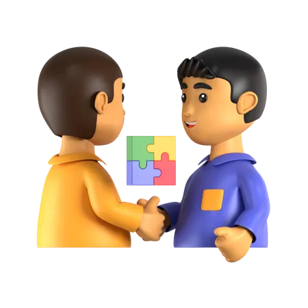 Client Collaboration  3D Icon