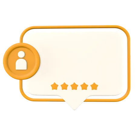 Client Rating Card  3D Icon