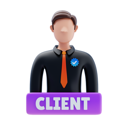 Réussite des clients  3D Icon