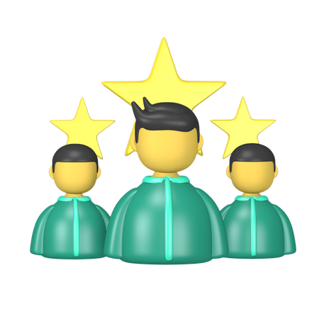 Cliente feliz  3D Icon