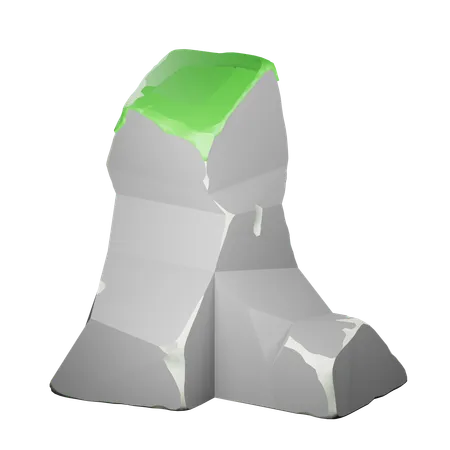 Cliff Rock  3D Icon