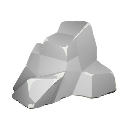 Cliff Rock  3D Icon