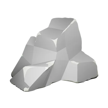 Cliff Rock  3D Icon