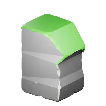 Cliff Rock  3D Icon