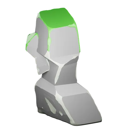 Cliff Rock  3D Icon