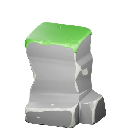 Cliff Rock  3D Icon