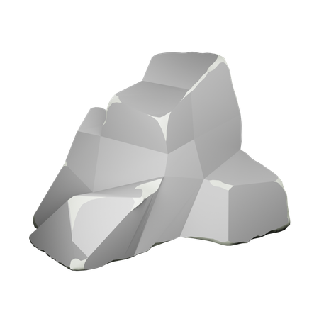Cliff Rock  3D Icon