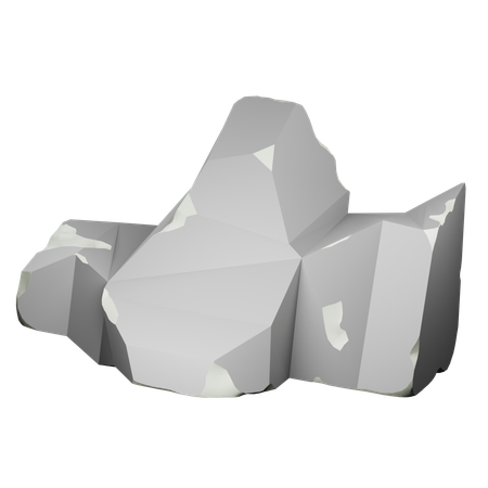 Cliff Rock  3D Icon