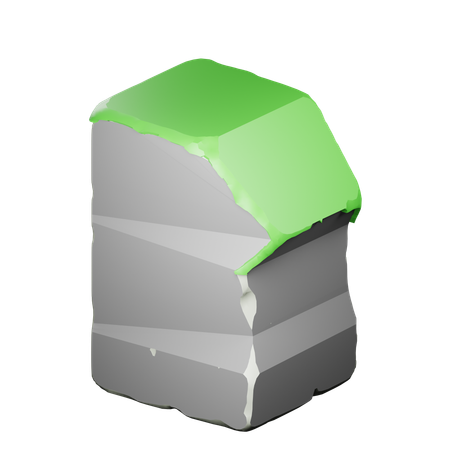 Cliff Rock  3D Icon