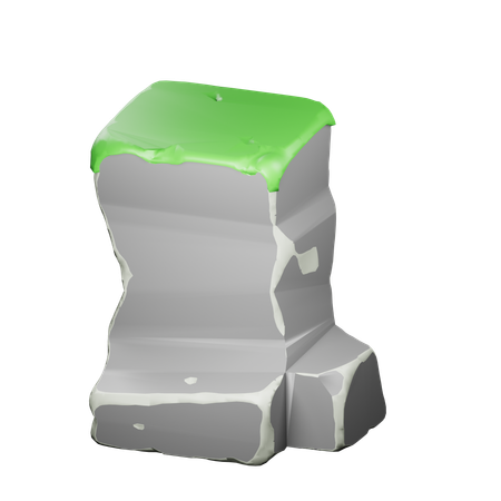 Cliff Rock  3D Icon