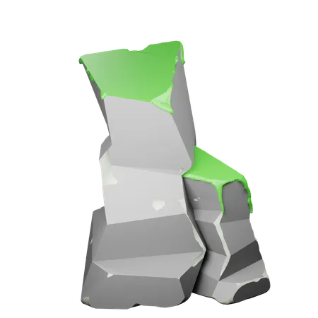Cliff Rock5  3D Icon