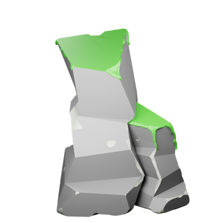 Cliff Rock5  3D Icon