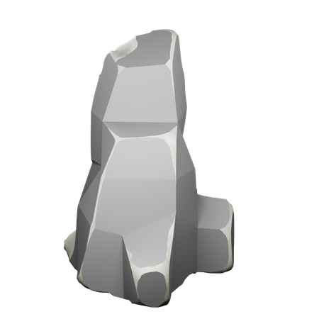 Cliff Rock9  3D Icon