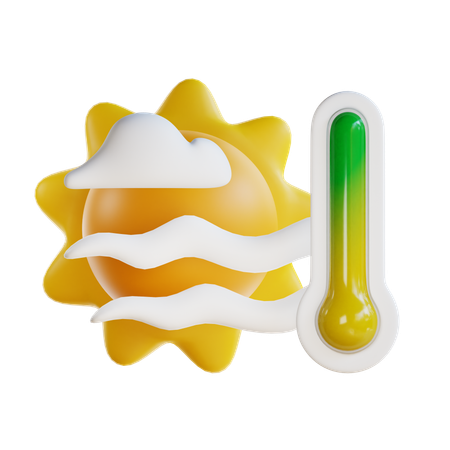 Clima ameno  3D Icon