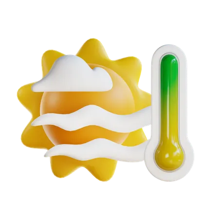 Clima ameno  3D Icon