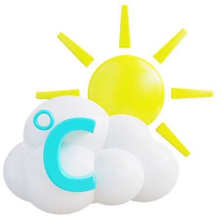 Aplicativo de clima  3D Icon