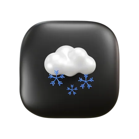 Clima frio  3D Icon