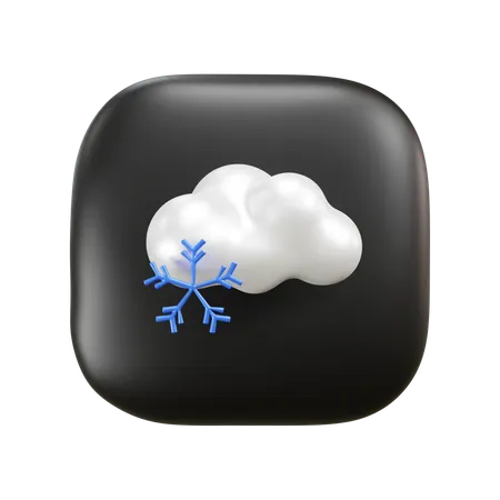 Clima frio  3D Icon